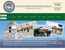 Tablet Screenshot of ivycrest.org